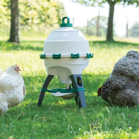 Abreuvoir sur pieds Olba Optimus plastique 25L réservoir démontable