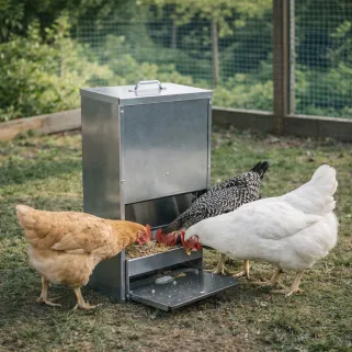 Mangeoire métallique anti nuisibles 12 kg