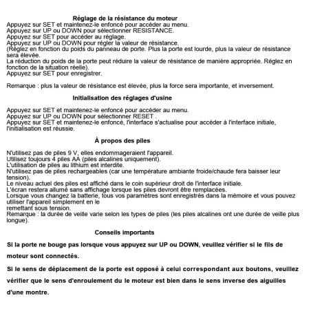 Portier automatique capteur de lumière programmable