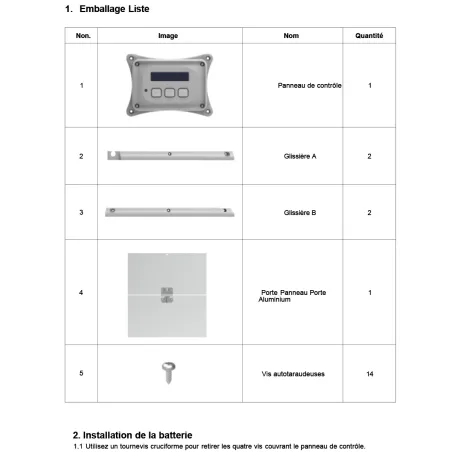 Portier automatique capteur de lumière programmable