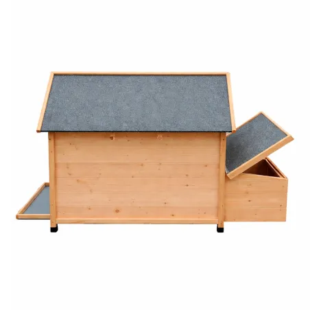 Poulailler en bois avec fenêtre toit en asphalte 3 poules