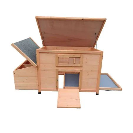 Poulailler en bois avec fenêtre toit en asphalte 3 poules