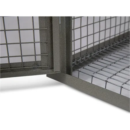 Grand poulailler métal galvanisé 3/4 poules 200X80X120 cm