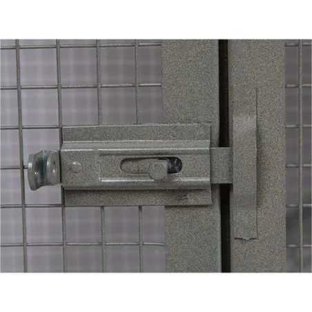 Grand poulailler métal galvanisé 3/4 poules 200X80X120 cm