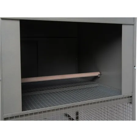 Grand poulailler métal galvanisé 3/4 poules 200X80X120 cm