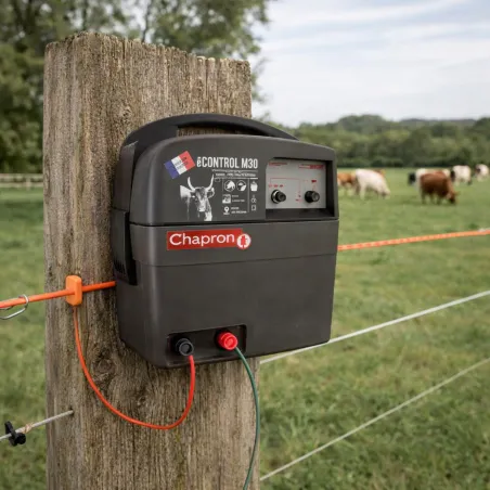 Electrificateur eCONTROL M30 - 15000V - 25 km - Connecté GPS