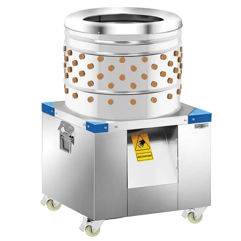 Plumeuse humide inox 154 doigts Tambour 60 cm
