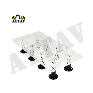 Caillebotis Volaille Blanc 50cm x 1m maille 20 x 20 mm