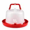 Abreuvoir plastique poule premium robuste avec poignée 5 L