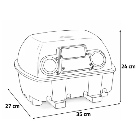 Couveuse semi automatique 12 oeufs (River System Egg Tech 12)