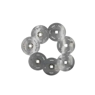 Jeu de 7 disques pour plumeuse à sec Senesi