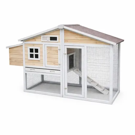 Poulailler "Grand luxe" avec renfort métallique