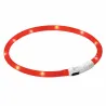 Collier pour chien à LED rechargeable USB