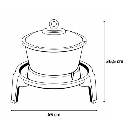 Abreuvoir seau sur pieds avec poignée 6L pour volailles - Novital