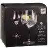 Verre gin tonic cristal 620ml - Set 4 pièces 85x85x210mm