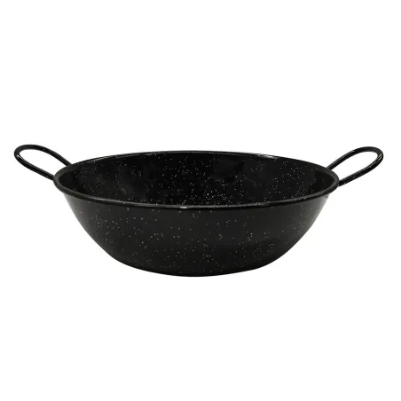 Poêle profonde émaillés poignées acier laminé Ø36cm
