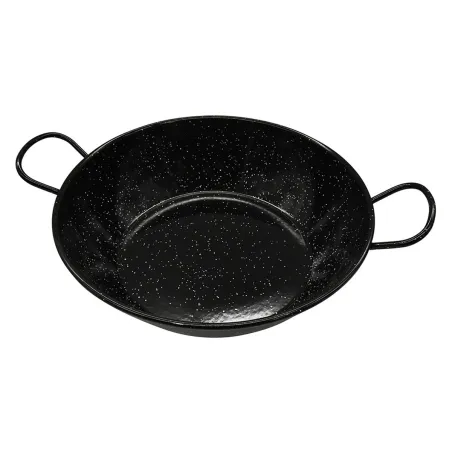 Poêle profonde émaillés poignées acier laminé Ø36cm