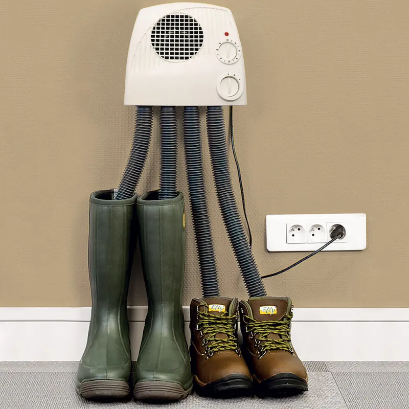 Sèche-chaussures et bottes électrique 4 tuyaux 350W