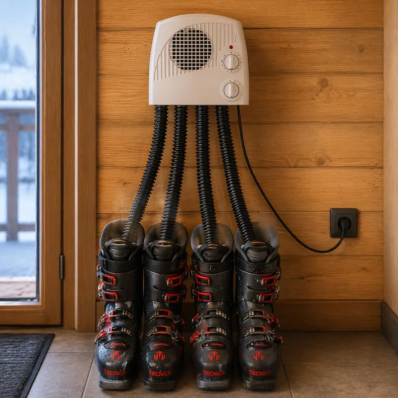 Sèche-chaussures et bottes électrique 4 tuyaux 350W