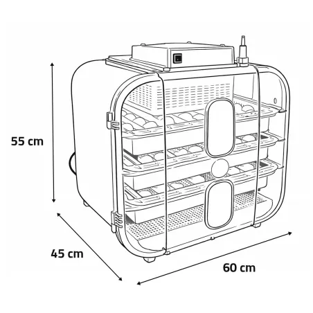 Couveuse semi-automatique Novital Covatutto 162