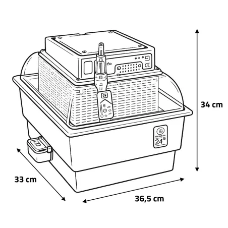 Couveuse semi-automatique Novital Covatutto 24 Eco