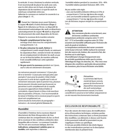 Couveuse automatique Novital Covatutto 16L Pro