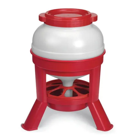 1 Abreuvoir 20 L + 1 Mangeoire 15 kg - sur pieds