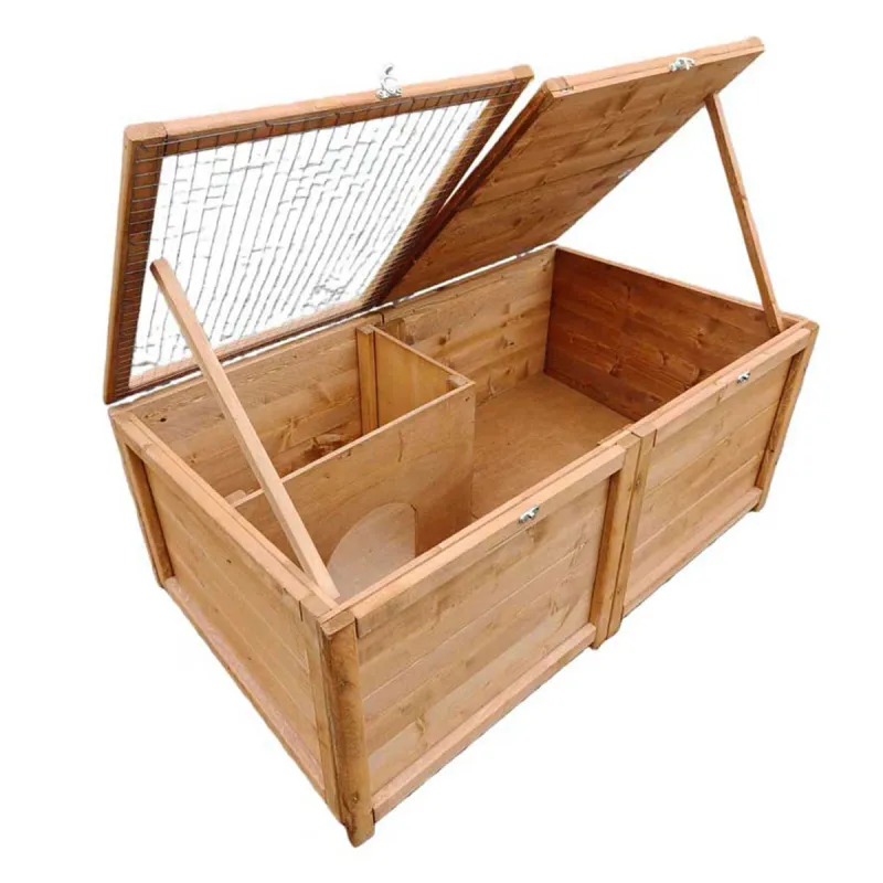 Kit abris poussins avec abreuvoir et mangeoire