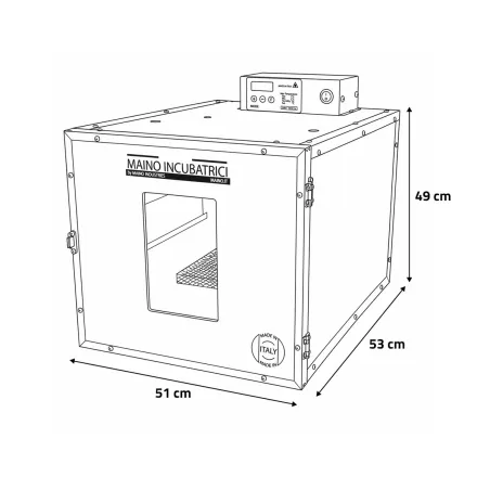 Couveuse Automatique DUC 70 Maino® avec Kit Humidificateur - 70 Œufs