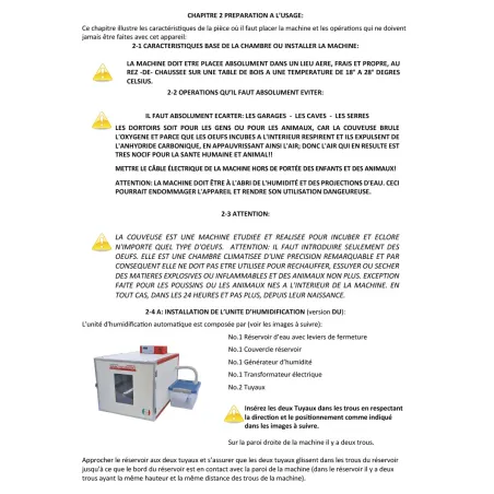 Couveuse Automatique DUC 70 Maino® - 70 Œufs - Thermostat Précis et Retournement Automatique