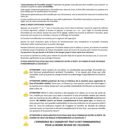 Couveuse Automatique DUC 70 Maino® - 70 Œufs - Thermostat Précis et Retournement Automatique