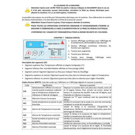 Kit couveuse évolutive 2 tiroirs poule + 2 paniers d'éclosion