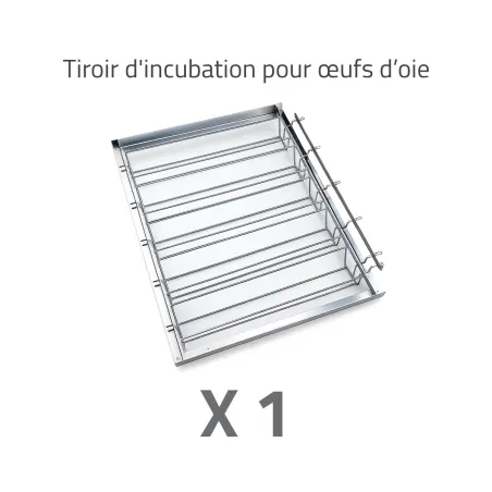 Kit couveuse évolutive 2 tiroirs poule + 1 tiroir oie + 1 panier