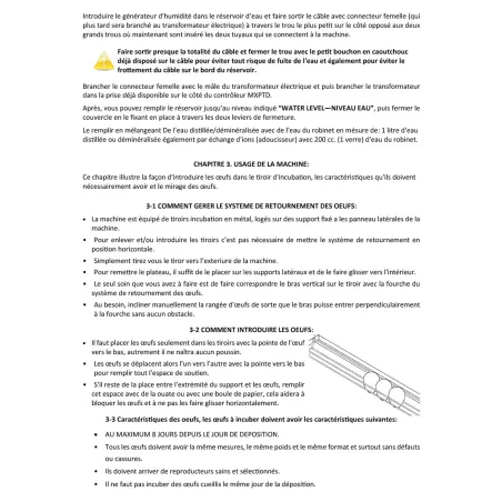 Kit couveuse évolutive 2 tiroirs poule + 1 tiroir oie + 1 panier