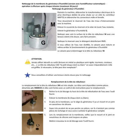 Kit couveuse évo 3 tiroirs poule + 1 panier + humidificateur