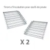 Kit couveuse évo + 2 tiroirs poule + 1 panier + humidificateur