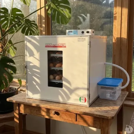 Kit couveuse évo + 2 tiroirs poule + 1 panier + humidificateur