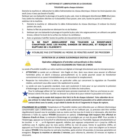 Kit couveuse évo + 2 tiroirs poule + 1 panier + humidificateur