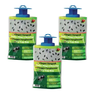 Poche-piège à mouches écologique par lot de 3