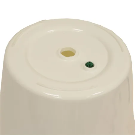 Abreuvoir seau à anse blanc et vert contenance 18 L Olba