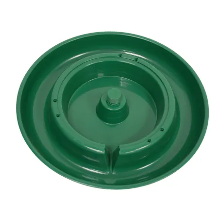 Abreuvoir seau à anse blanc et vert contenance 18 L Olba