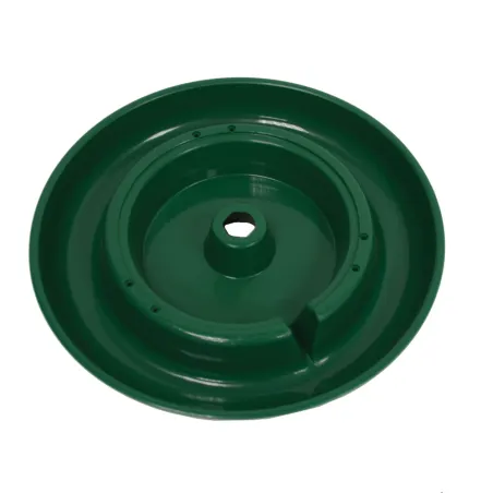 Abreuvoir seau à anse blanc et vert contenance 18 L Olba