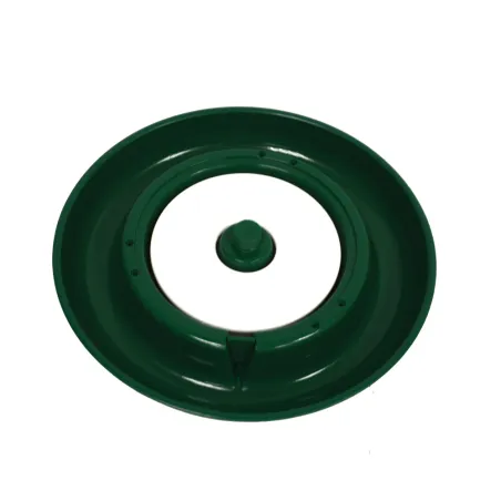 Abreuvoir seau à anse blanc et vert contenance 18 L Olba