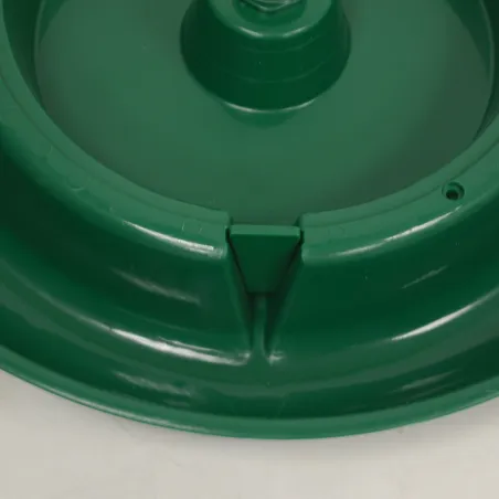 Abreuvoir seau à anse blanc et vert contenance 18 L Olba