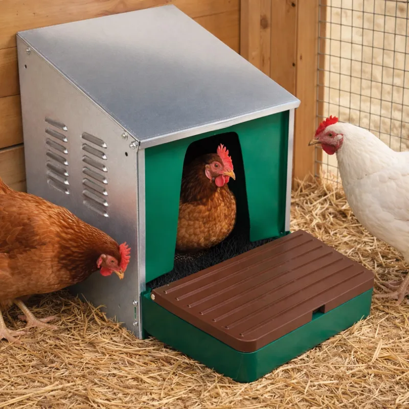 Pondoir automatique à pente ajustable avec rideau - OLBA