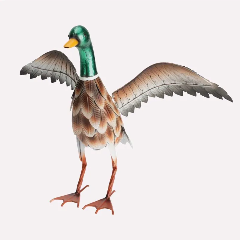 Décoration canard en métal 41×35×40 cm