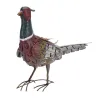 Décoration faisan en métal 58×20×40 cm