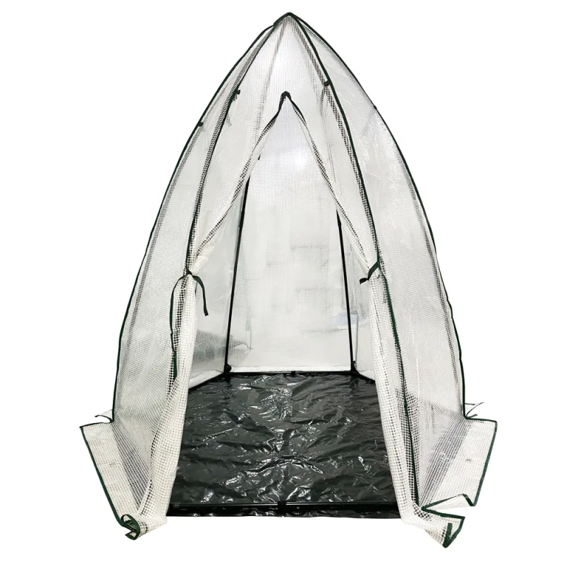 Serre d'hivernage dôme transparente protection plantes hiver