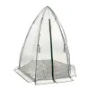 Serre d'hivernage dôme transparente protection plantes hiver