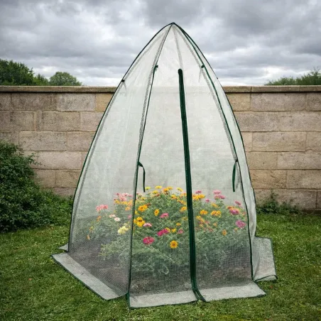 Serre d'hivernage dôme transparente protection plantes hiver